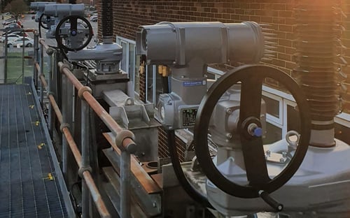 AUMA variable speed actuators installed at Beckton sewage treatment works